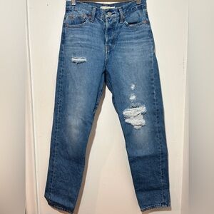 Levi’s Wedgie Straight Ankle Size 26 -  Medium Blue Denim